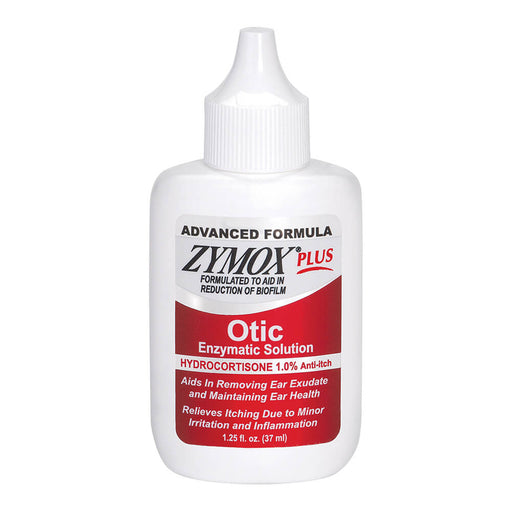 Zymox Advanced Formula PLUS Otic-Hydrocortisone  1.25 oz Bottle Size 1.25 oz