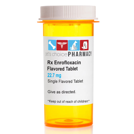 Rx Enrofloxacin Flavored Tablets Color Brown