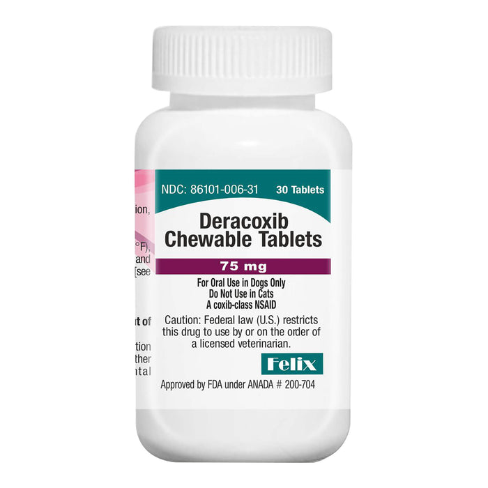 Rx Deracoxib Chewable Tablets Color Brown