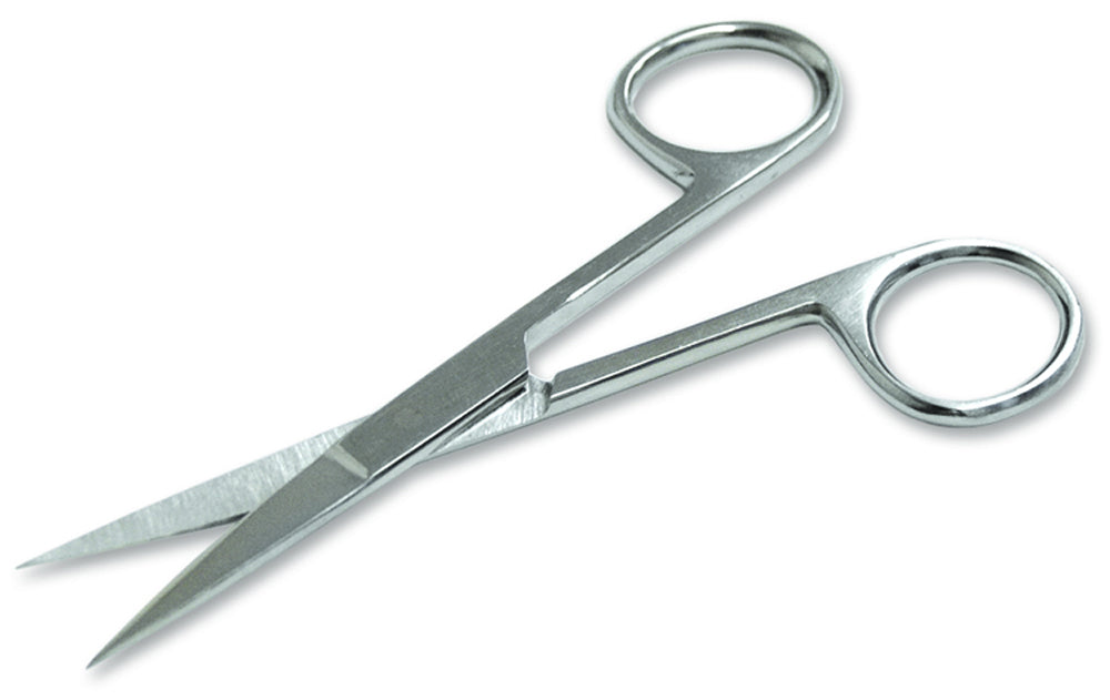 Straight Operating Room Scissors, Sharp/Sharp, 4.5"