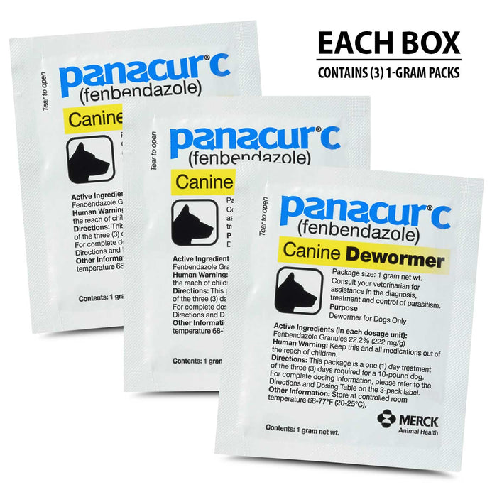 Panacur C Canine Dewormer (Fenbendazole Granules)