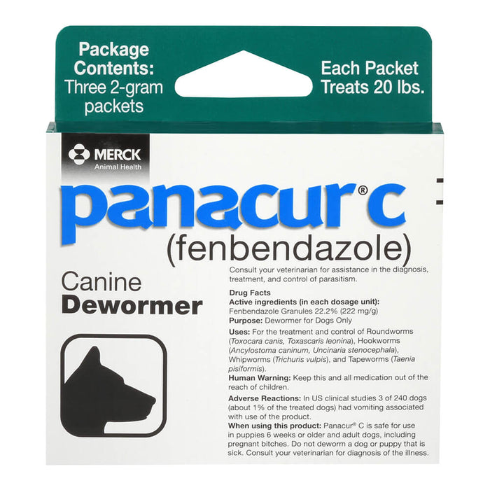 Panacur C Canine Dewormer (Fenbendazole Granules)