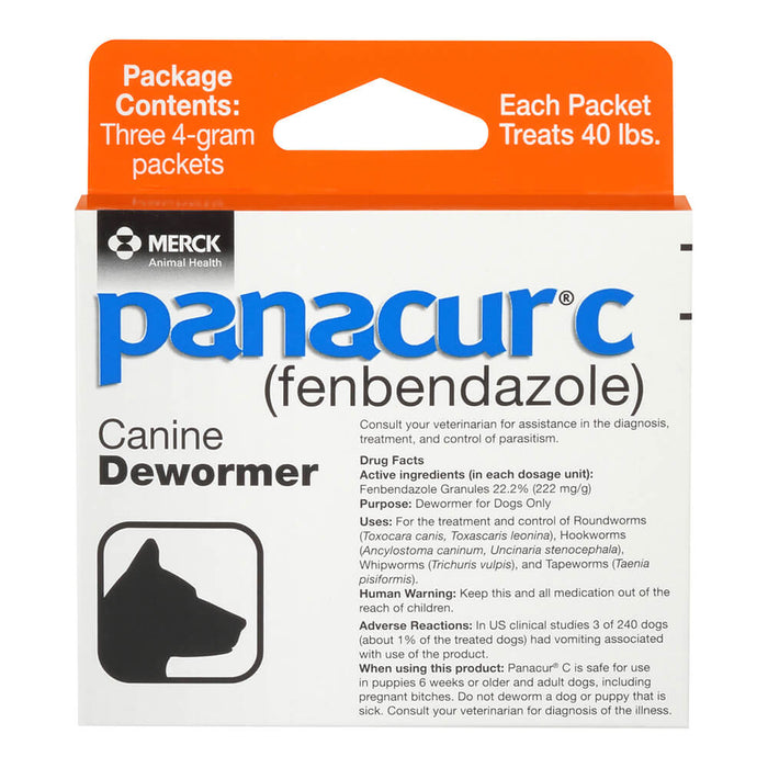 Panacur C Canine Dewormer (Fenbendazole Granules)