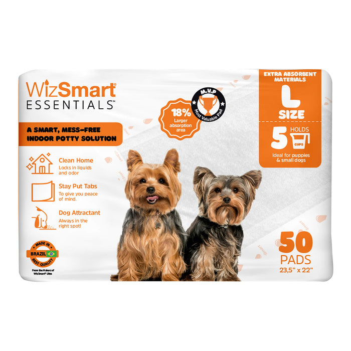 WizSmart Essentials Pads, Large Size Large