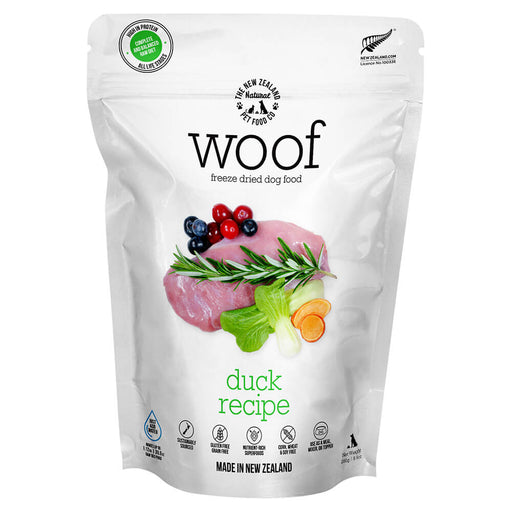 Woof Duck Freeze Dried Food 9.9oz  