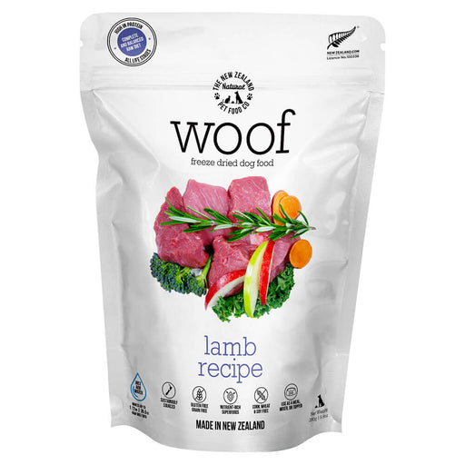 Woof Lamb Freeze Dried Food 9.9oz Flavor Lamb