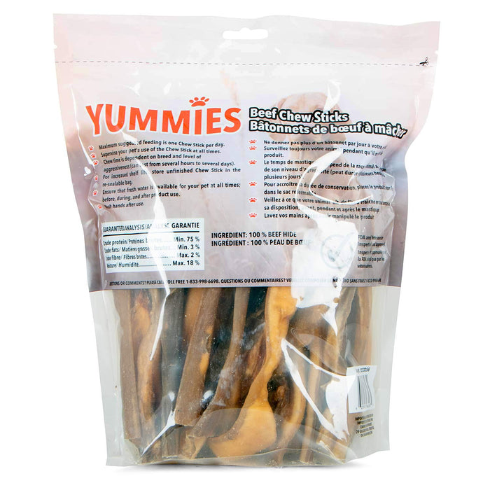 Yummies Beef Chew Sticks, 5" - 8", 680 g