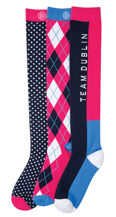 Dublin Mandy Socks, 3-pack -   