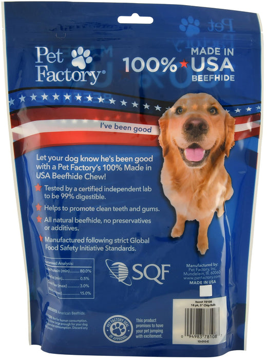 100% American Beefhide Rolls - Jeffers - Dog Supplies > Dog Treats