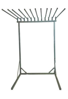 12 Arm Free Standing Blanket Rack - Jeffers - Horse Supplies > Horse Blankets & Sheets