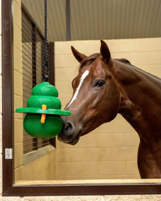 12' KONG Equine Hanging Set w/ Treat Ring, Green - Jeffers - Horse Supplies > Horse Treats