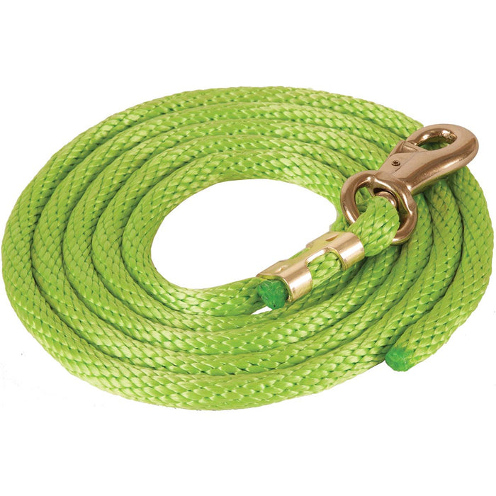 Mustang Solid Poly Lead Rope, Bull Snap