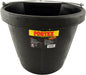 18 Quart Flatback Rubber Bucket - Jeffers - Farm & Ranch Supplies > Livestock Feeders & Waterers