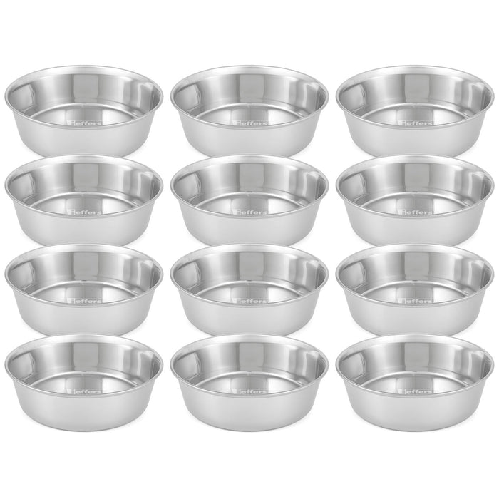 ss-hvy-wgt-bowl-1-2-pint-78010 - 30 oz Heavyweight Stainless Steel Bowl, 12 Pack