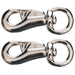 Round Eye Nickel-Plated Bull Snap, 4', 2 pk - 