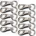 Round Eye Nickel-Plated Bull Snap, 4', 10 pk - 