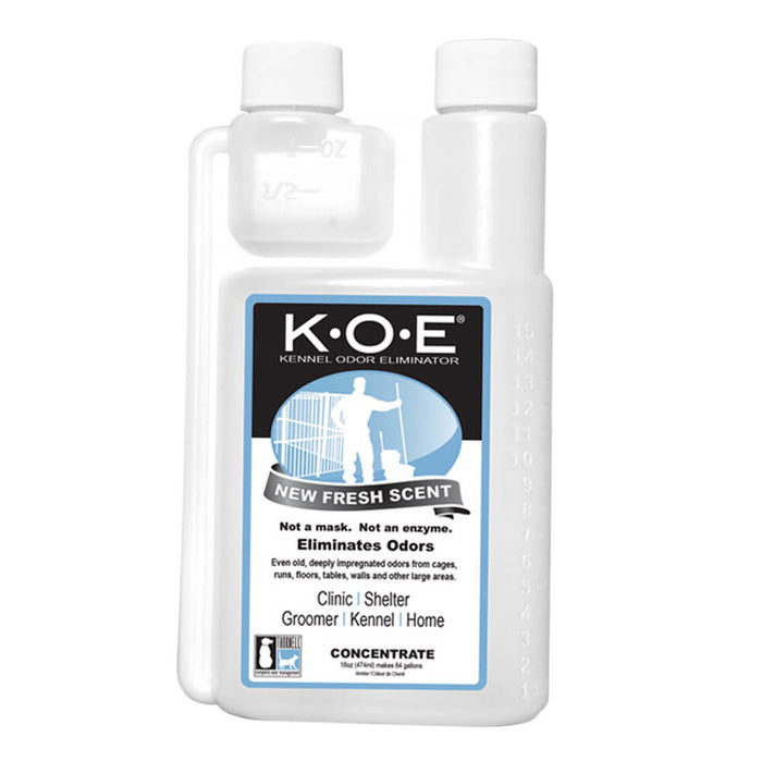 K.O.E Kennel Odor Eliminator Fresh Scent Concentrate  16 oz - Clear Fresh Scent 16 oz