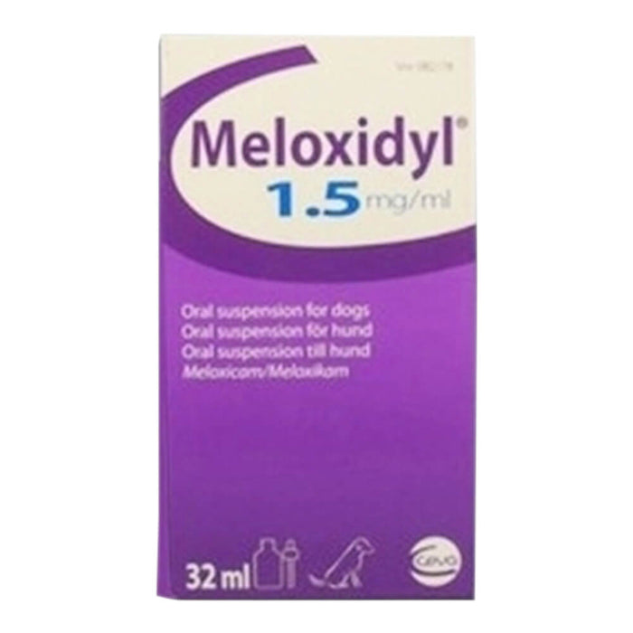 Rx Meloxidyl (meloxicam) 1.5mg/mL Oral Suspension for Dogs