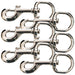 Round Eye Nickel-Plated Bolt Snap, 1' x 3 7/8', 6 pk - 