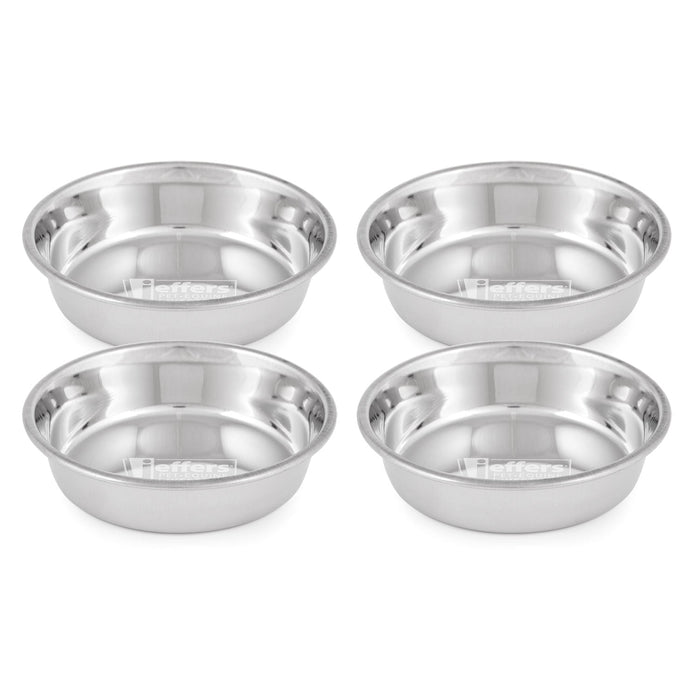 ss-hvy-wgt-bowl-1-2-pint-78010 - 1 Pint Heavyweight Stainless Steel Bowl, 4 Pack