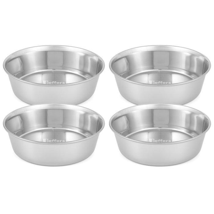 ss-hvy-wgt-bowl-1-2-pint-78010 - 30 oz Heavyweight Stainless Steel Bowl, 4 Pack