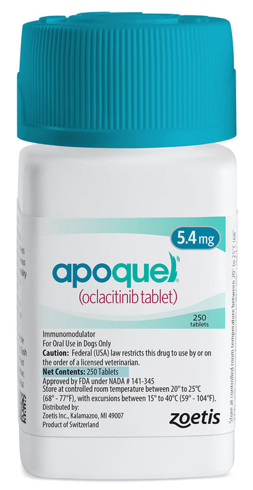 Apoquel Chewable for Dogs - 250ct 5.4mg 