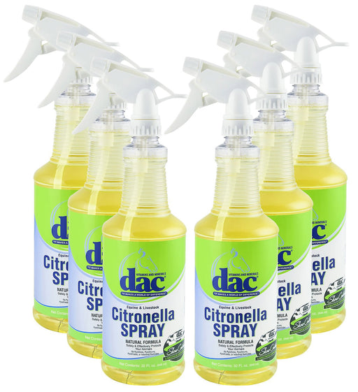 32 oz DAC Citronella Spray, 6 pack - Jeffers - Animal Health & Wellness > Fly & Insect Control