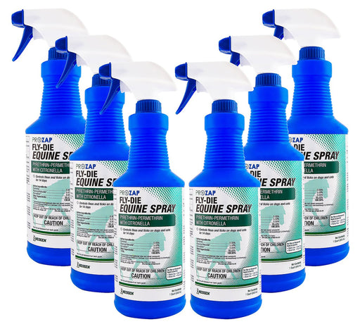 32 oz Prozap Fly - Die Equine Spray, 6 pack - Jeffers - Animal Health & Wellness > Flea & Tick Control