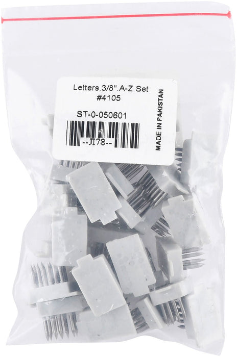 3/8' Letters Set (A - Z), for Standard Tattoo Outfits - Jeffers - Farm & Ranch Supplies > Identification & Ear Tags