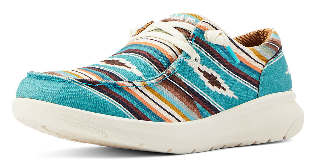 Ariat Women's Hilo Shoes - Turq Serape 7 