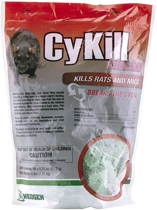 4 lb Cykill Blocks - Jeffers - Farm & Ranch Supplies > Pest Control