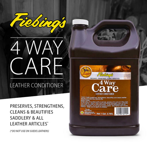 4 Way Care Leather Conditioner - Jeffers - Horse Supplies > Riding Apparel & Accessories > Leather Care