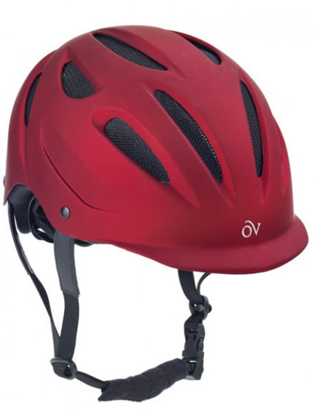 Ovation Metallic Protege Helmet - Metallic Red Small/Medium 