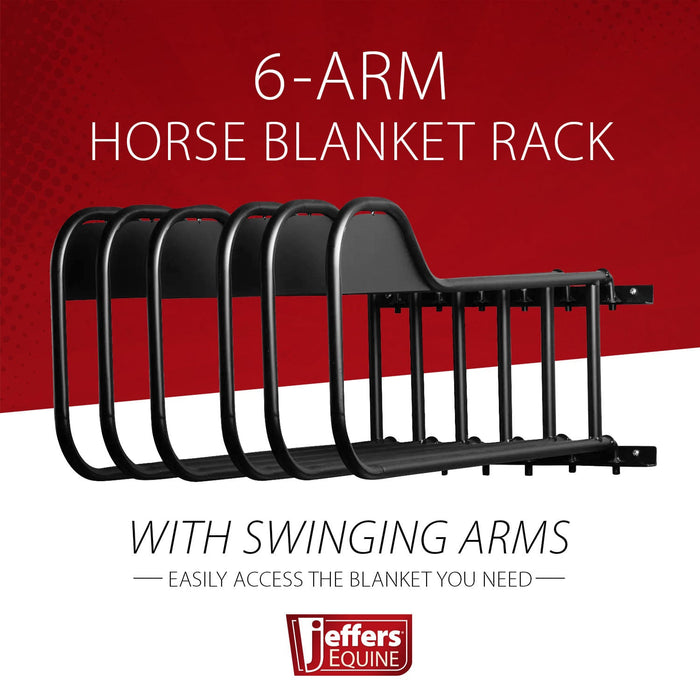 6 Arm Horse Blanket Rack - Jeffers - Farm & Ranch Supplies > Stable Supplies