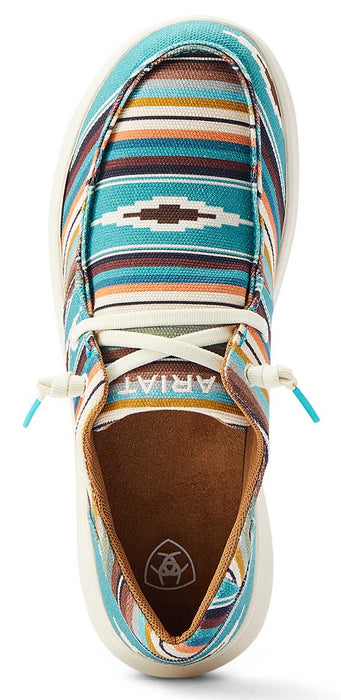 Ariat Women's Hilo Shoes - Turq Serape 10 