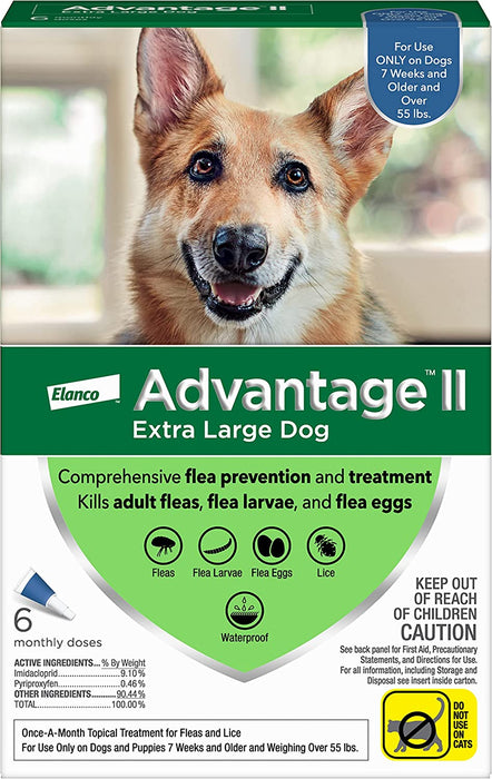 Advantage II for Dogs - Jeffers - Animal Health & Wellness > Flea & Tick Control