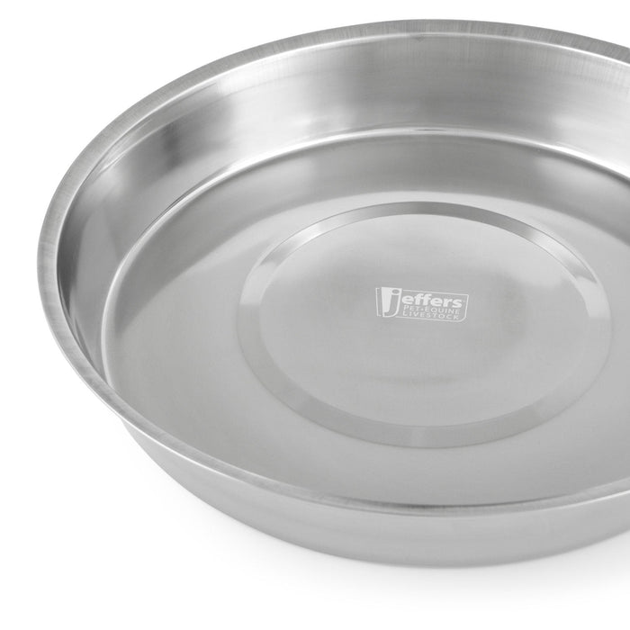 Jeffers Stainless Steel Puppy Pan Food & Water Dish