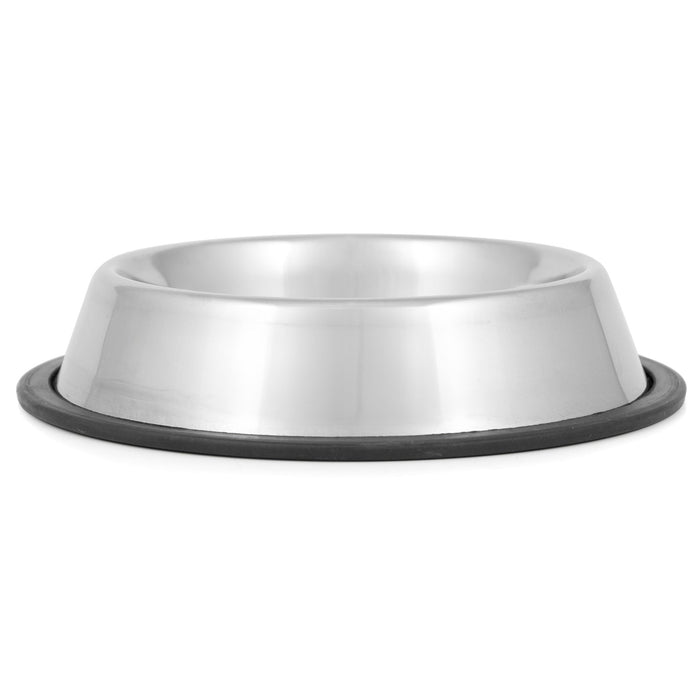 Jeffers No-Skid/No-Tip Stainless Steel Pet Bowls