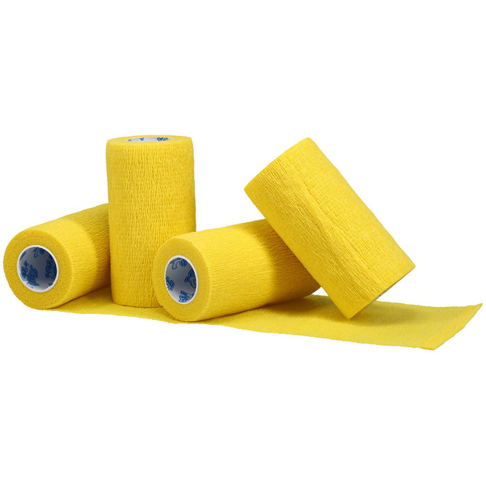 4-Pack Tough Flex Bandages Color Yellow