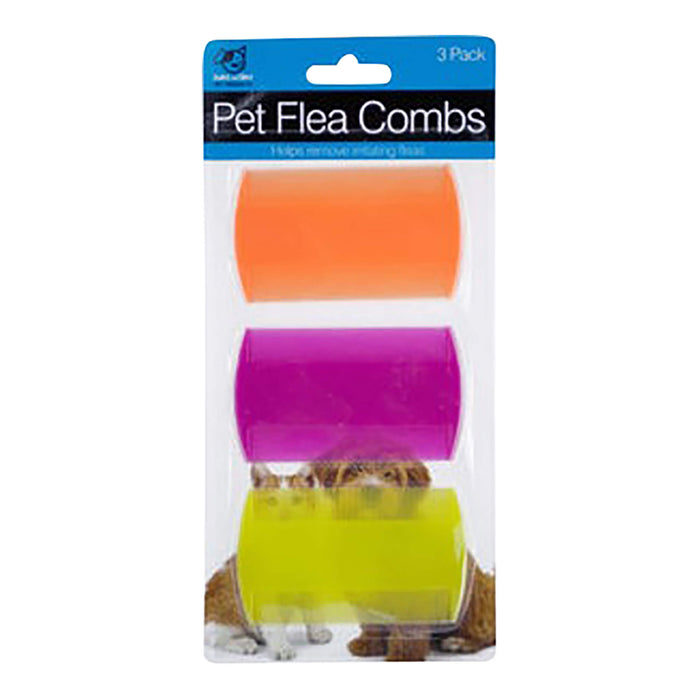 Pet Flea Combs, 3 pk