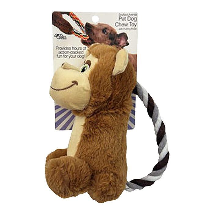 Stuffed Animal Rope Puller, Assorted, 9"