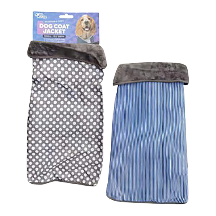 Two Strap Cozy Reversible Dog Coat/Jacket, Assorted