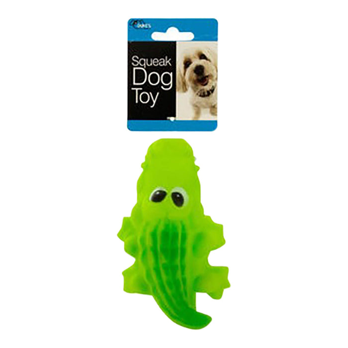 Crocodile Squeaky Dog Toy, Assorted, 5"