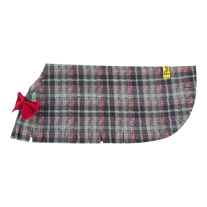 Plaid Dog Poncho