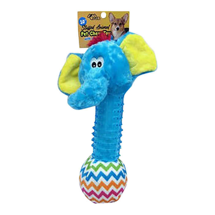 Stuffed Elephant Head Sensory Toy, 10"