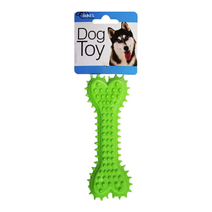 Spike Bone Dog Chew Toy, Assorted, 5"