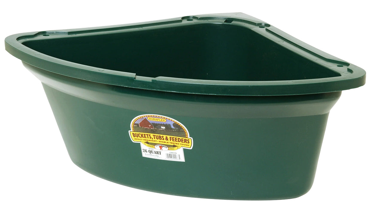 Corner Feeder, 26qt Color Green