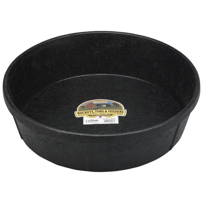 Rubber Feed Pan Color Black