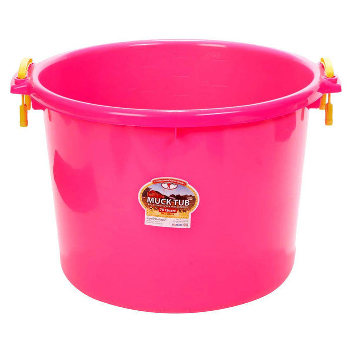 Muck Tub, 70qt Color Pink