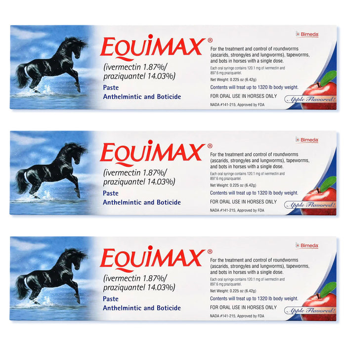 Equimax Horse Wormer Paste, Apple Flavored